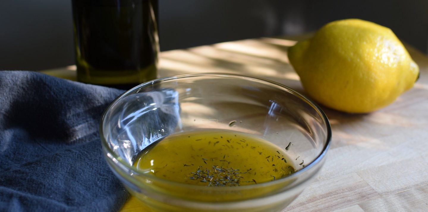 Vinaigrette à l'huile d'olive et au citron