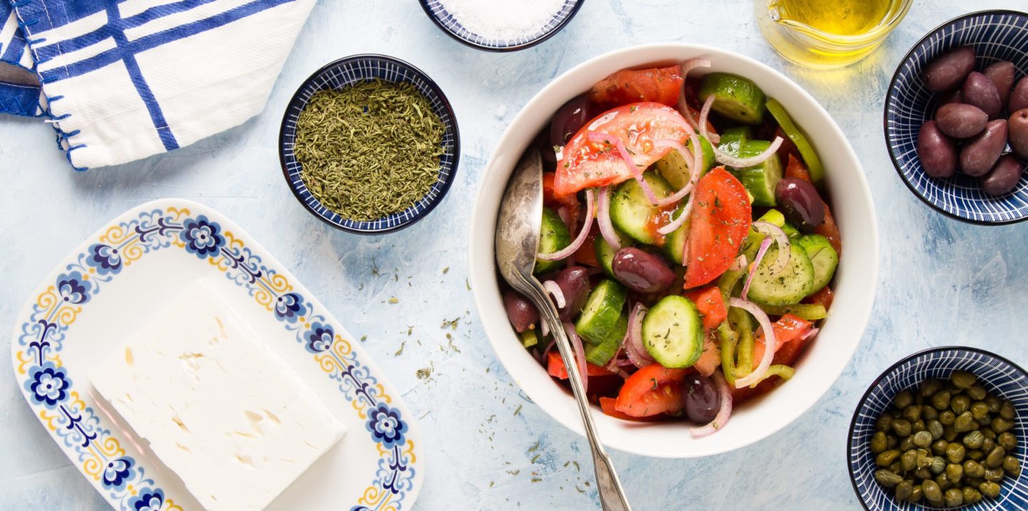 la vraie recette de la salade grecque