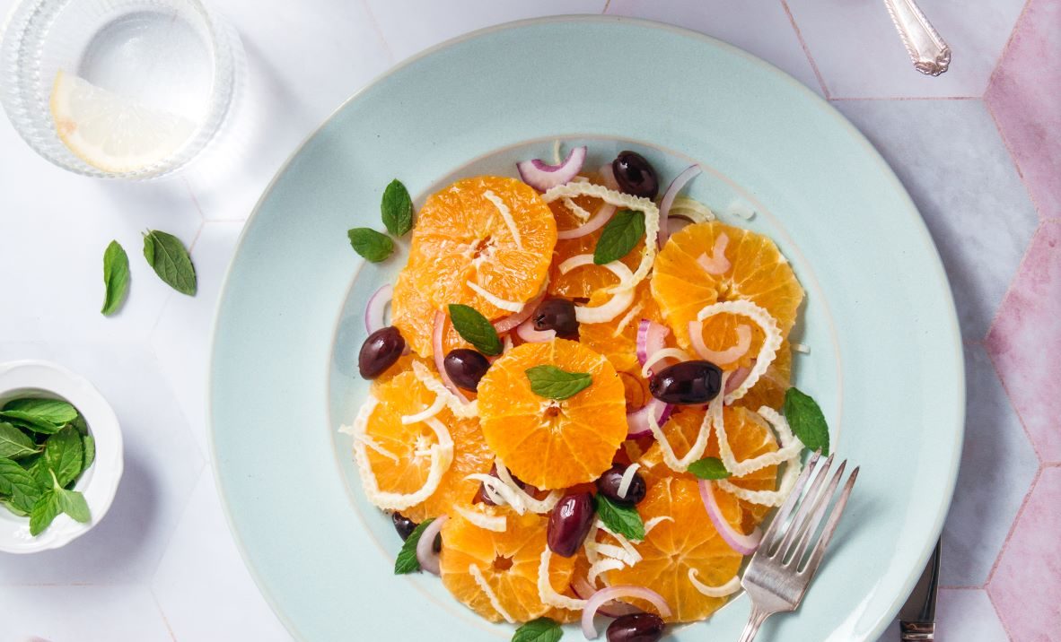 La salade d'orange sicilienne est idéale pour une fin de repas en douceur et en légereté